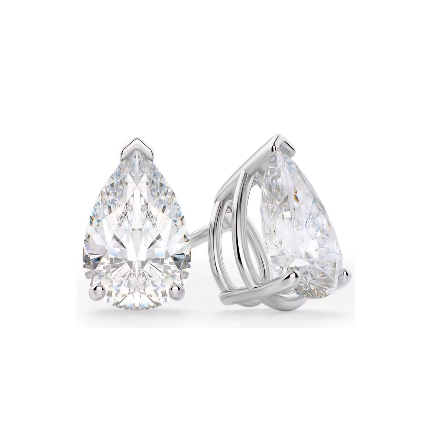 Classic Pear Studs - S925 Sterling Silver