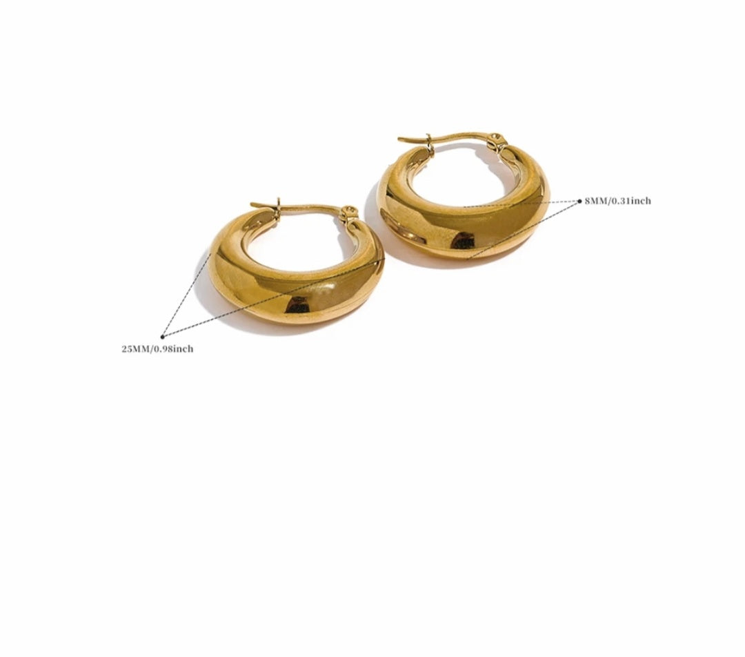 Karine Hoops - Gold