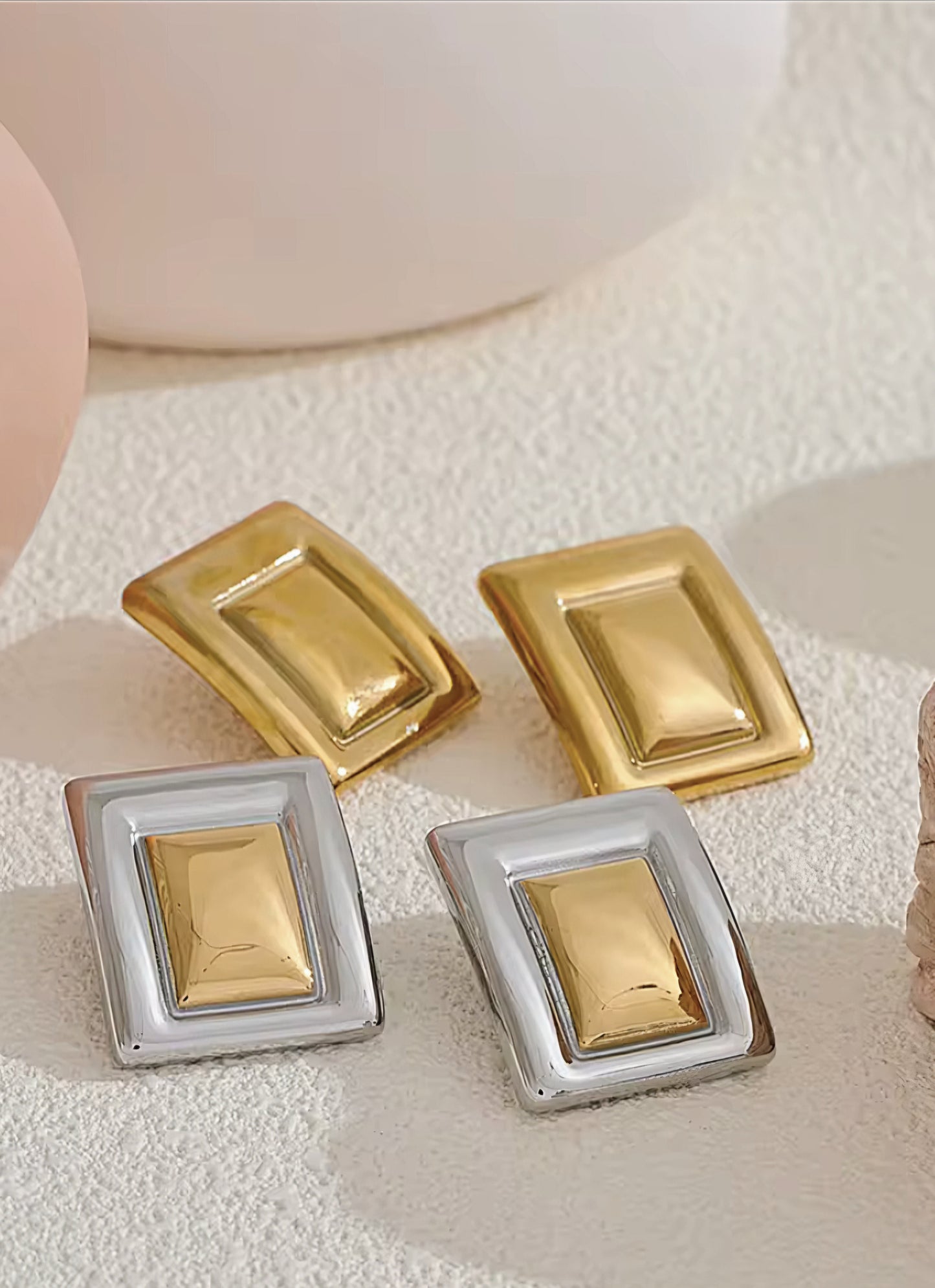 Thea Statement Earrings - GOLD