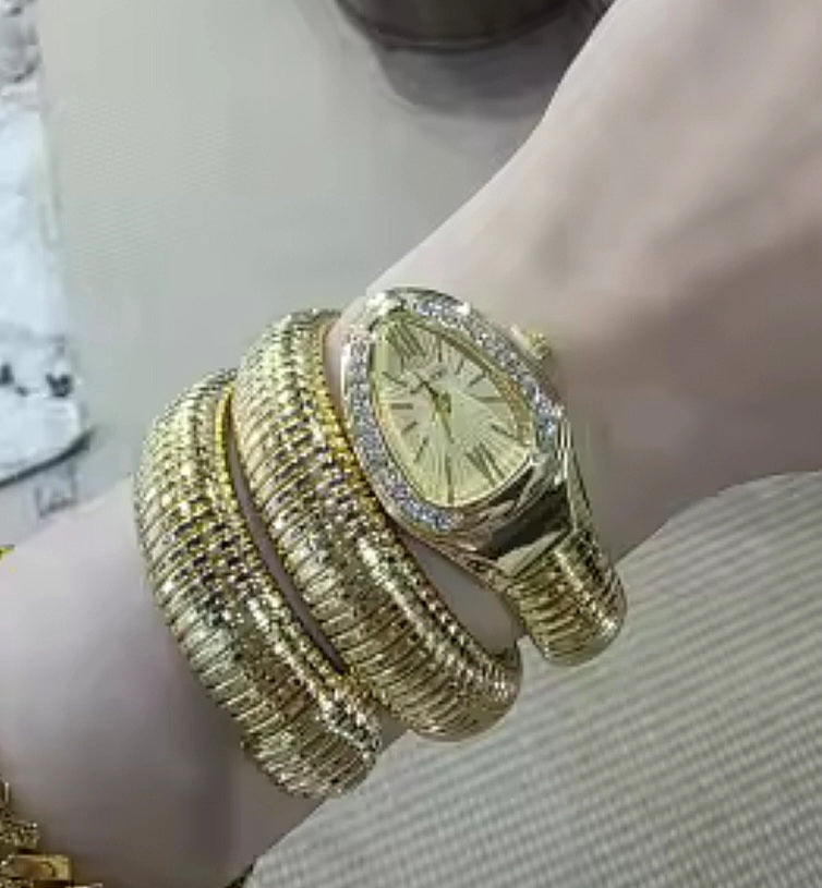 The Serpent Watch - Gold