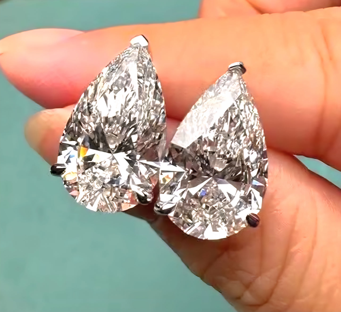 Classic Pear Studs - S925 Sterling Silver