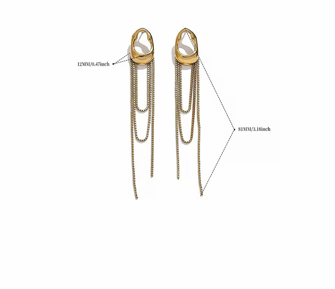 Lenara Earrings - Gold