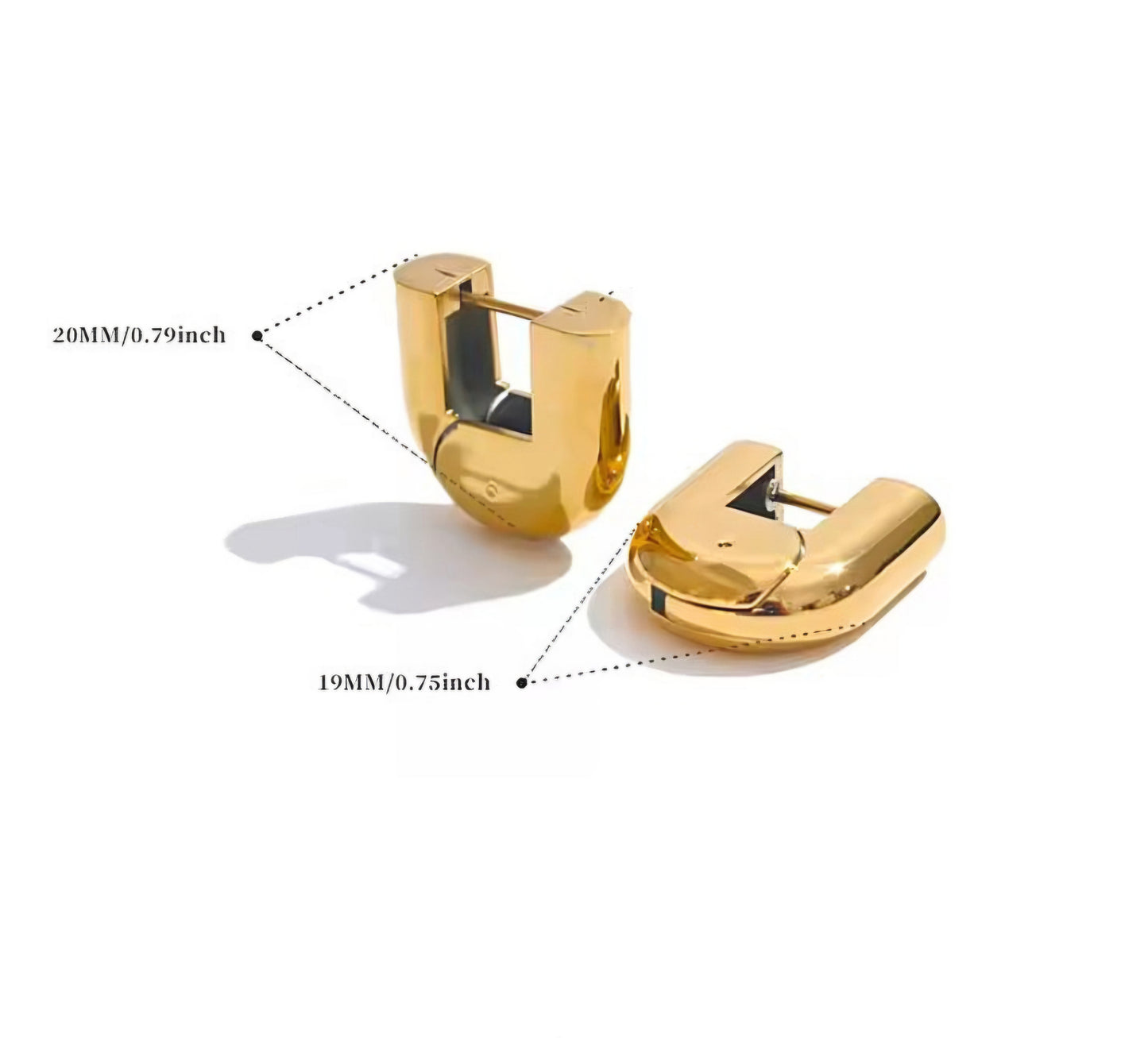 Dubai Huggie Earrings - Gold
