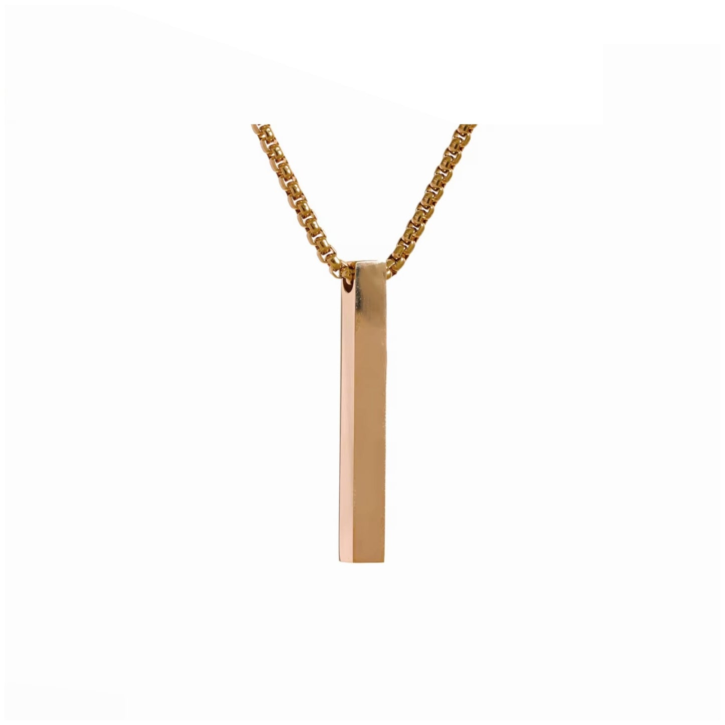 Mens Bar Chain - Gold