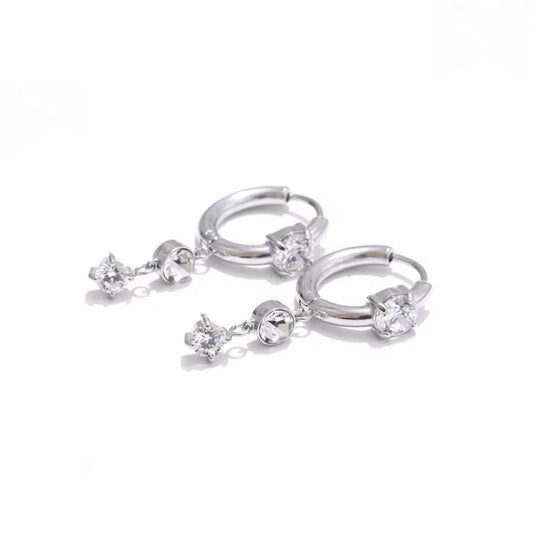 Samira Earrings - Silver