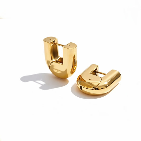 Dubai Huggie Earrings - Gold