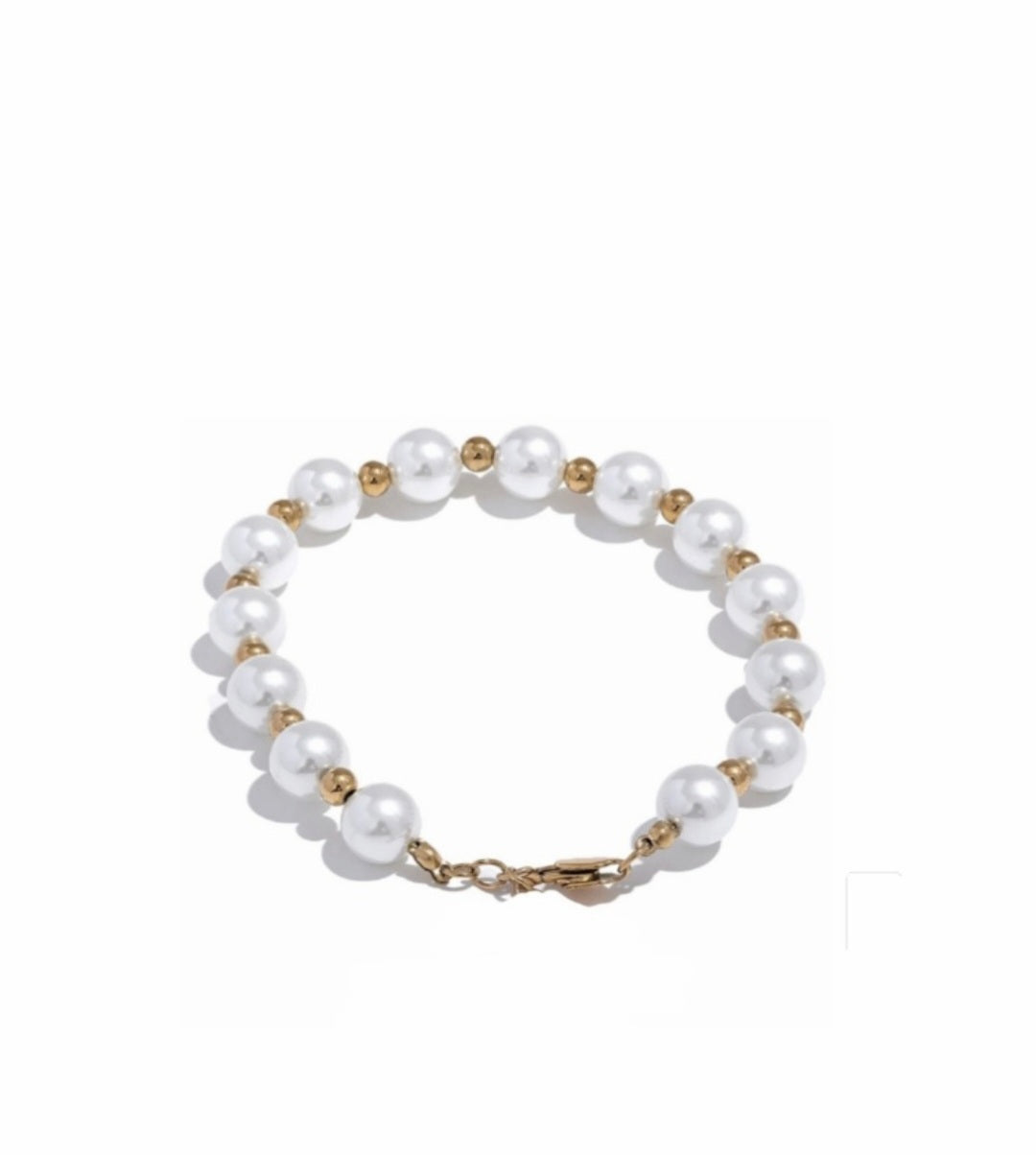 Penelope Pearl Bracelet- Gold