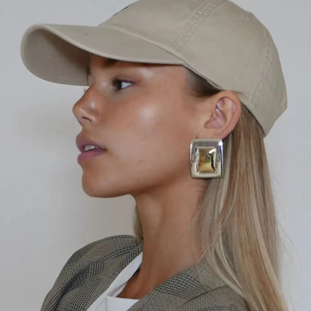 Thea Statement Earrings - Mixed Metals