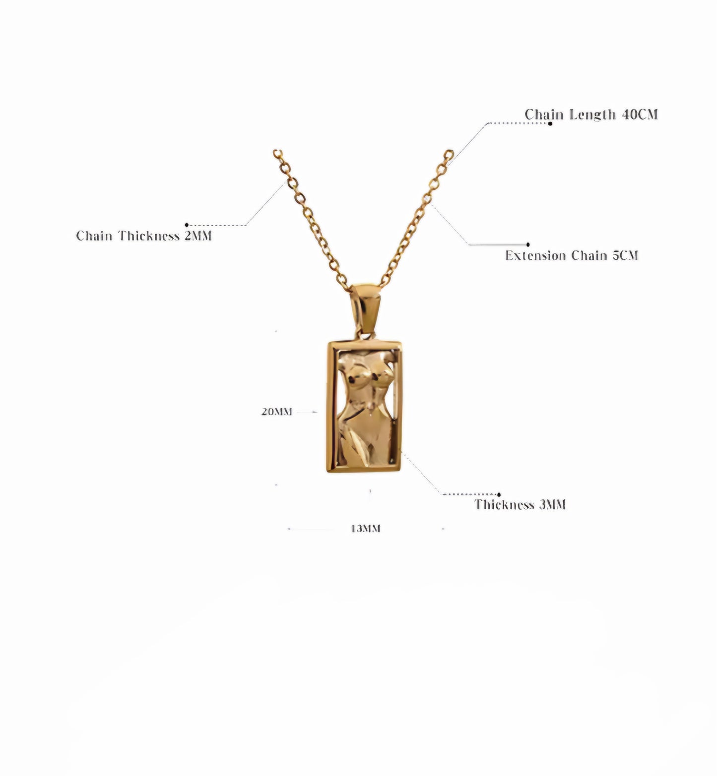 The Goddess Necklace- Gold