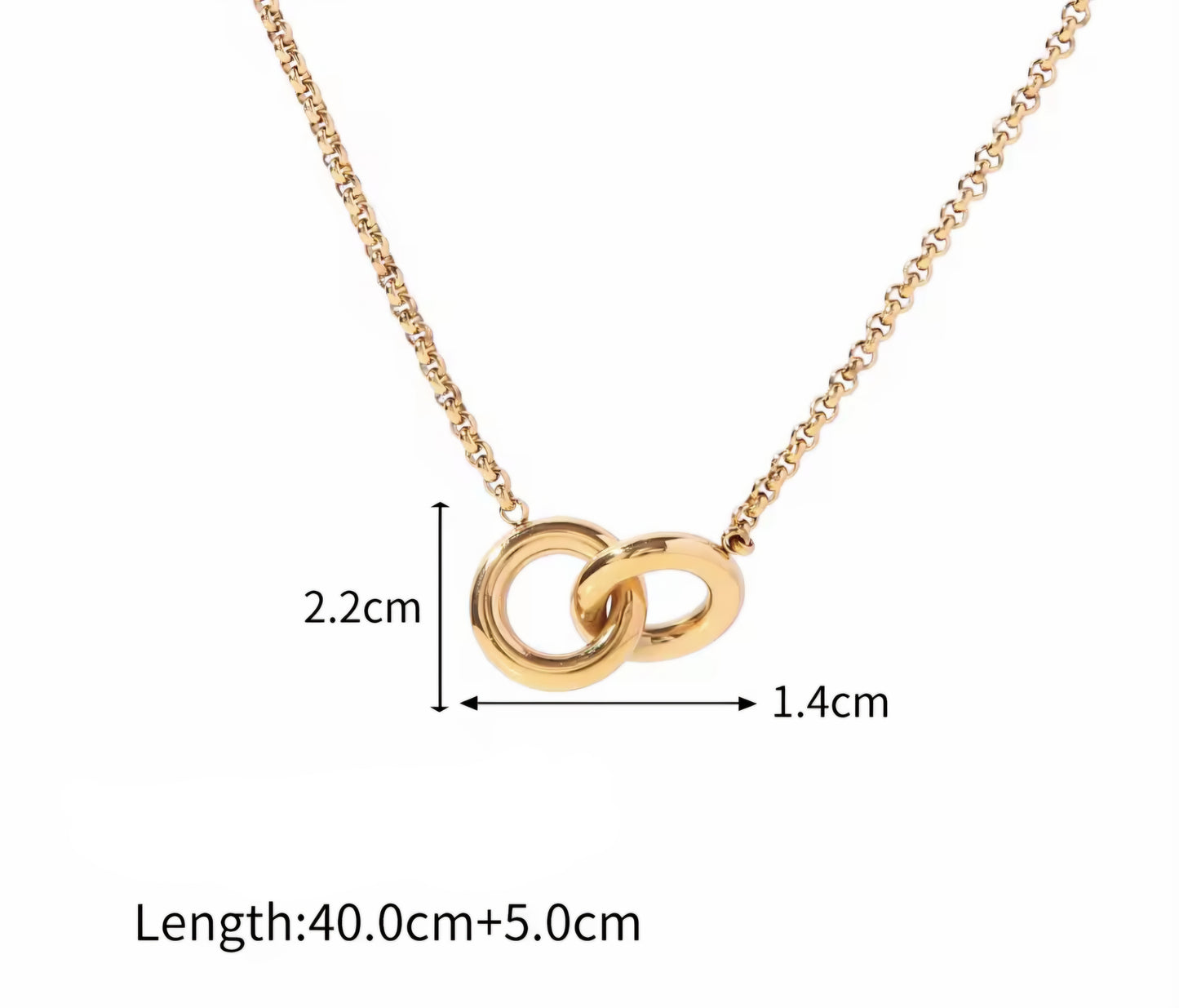 Ch3rm Love Necklace - Gold