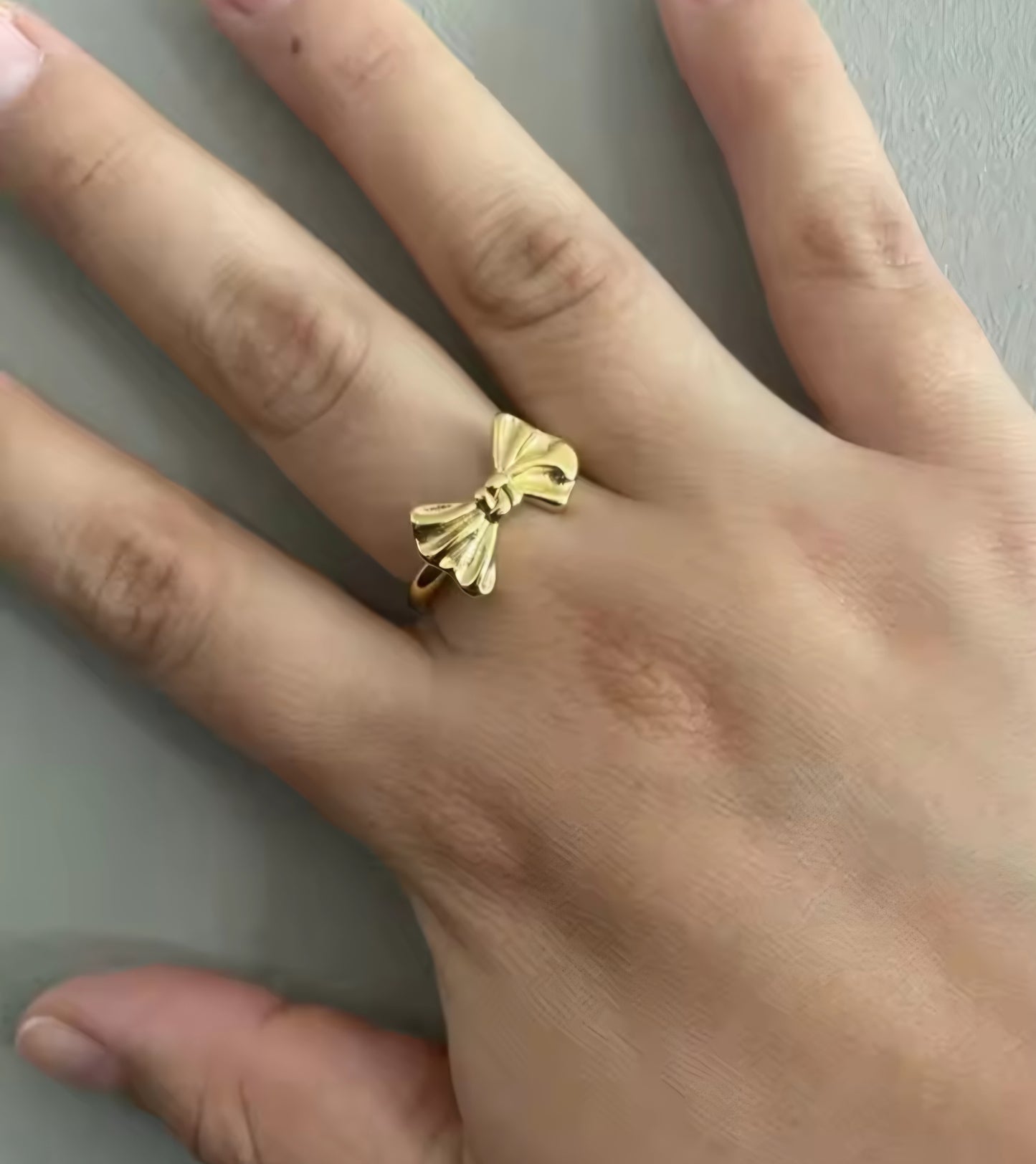 Bow Ring - Gold