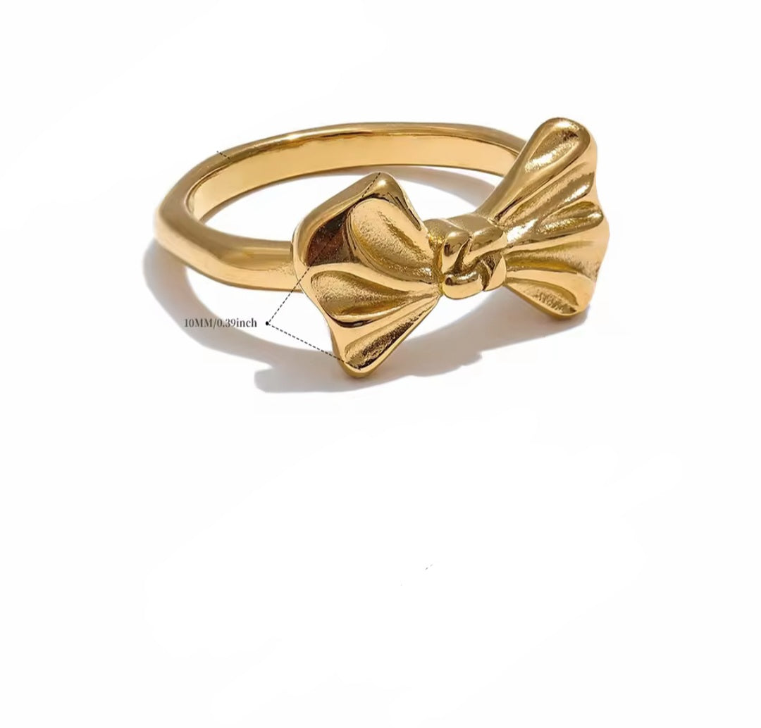 Bow Ring - Gold