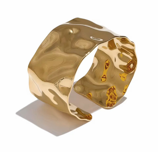 Carina Cuff Bangle - Gold