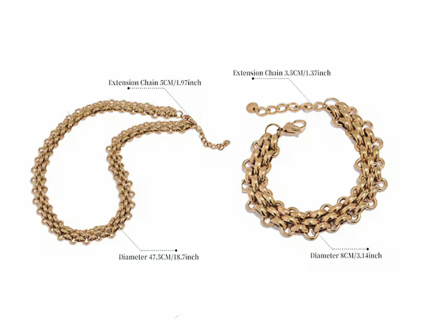 Celine Necklace - Gold