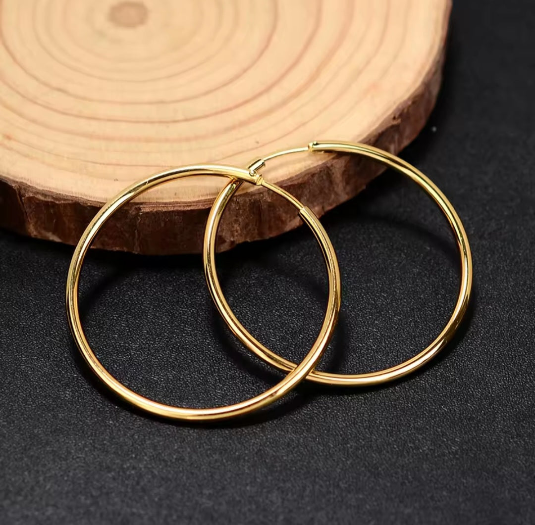 Luba Hoops - Gold