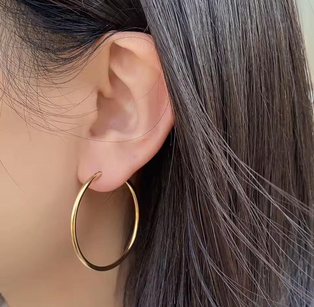 Luba Hoops - Gold
