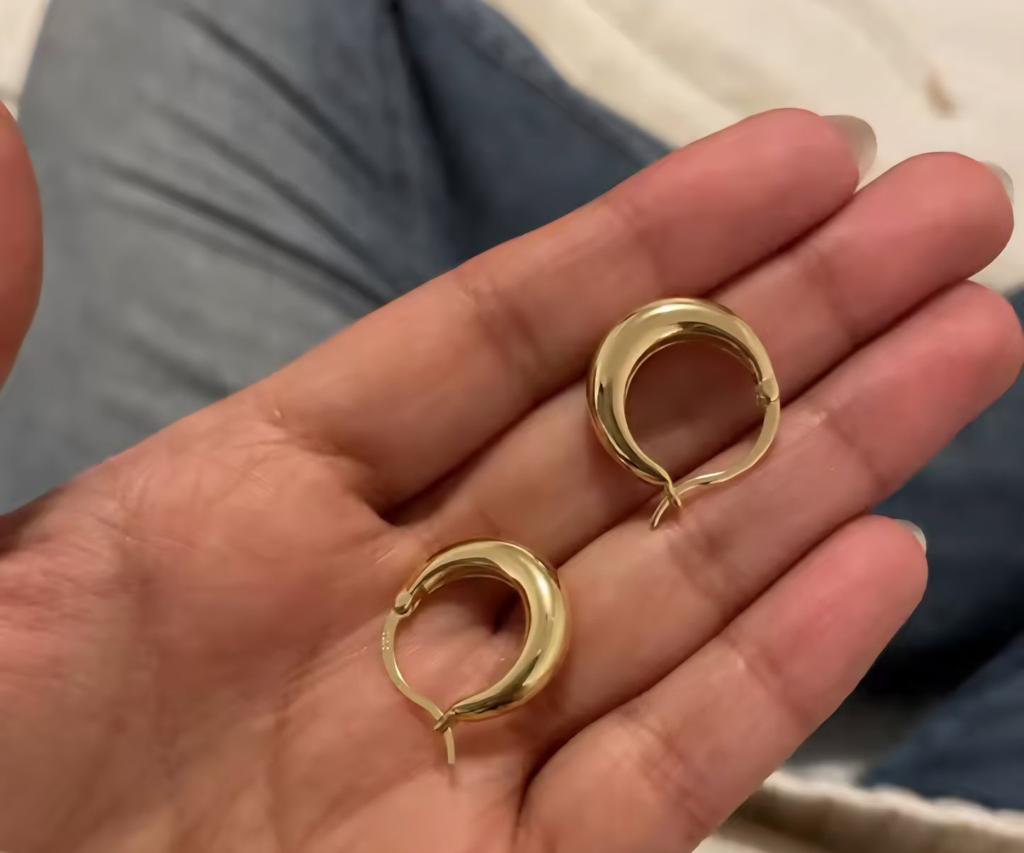 Zeya Hoops - Gold