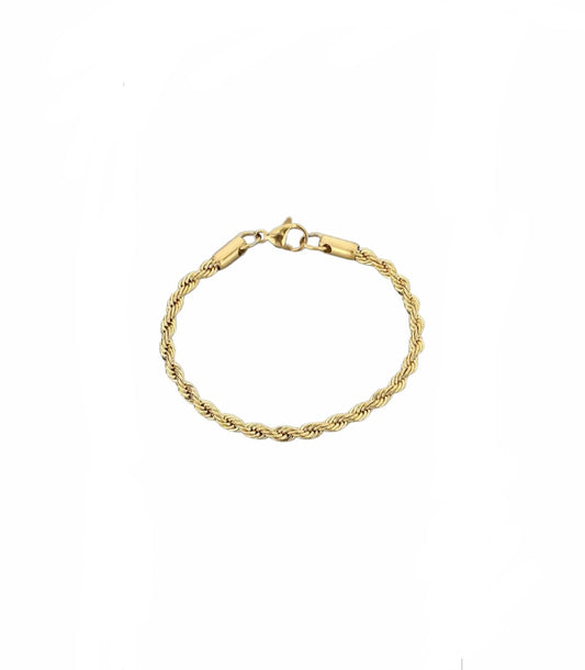 Rope Bracelet- Gold