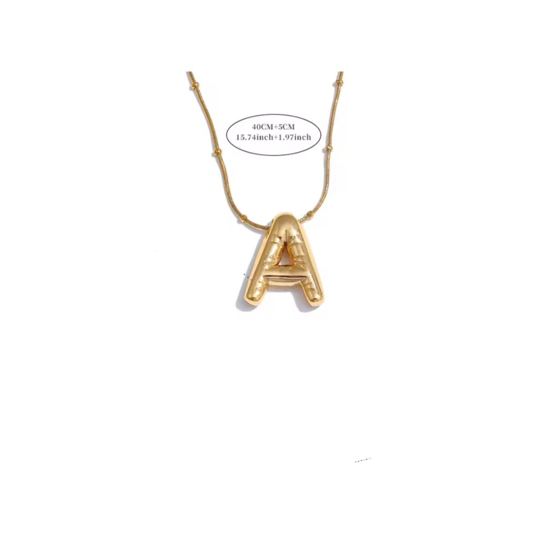 Initial Necklace - Gold