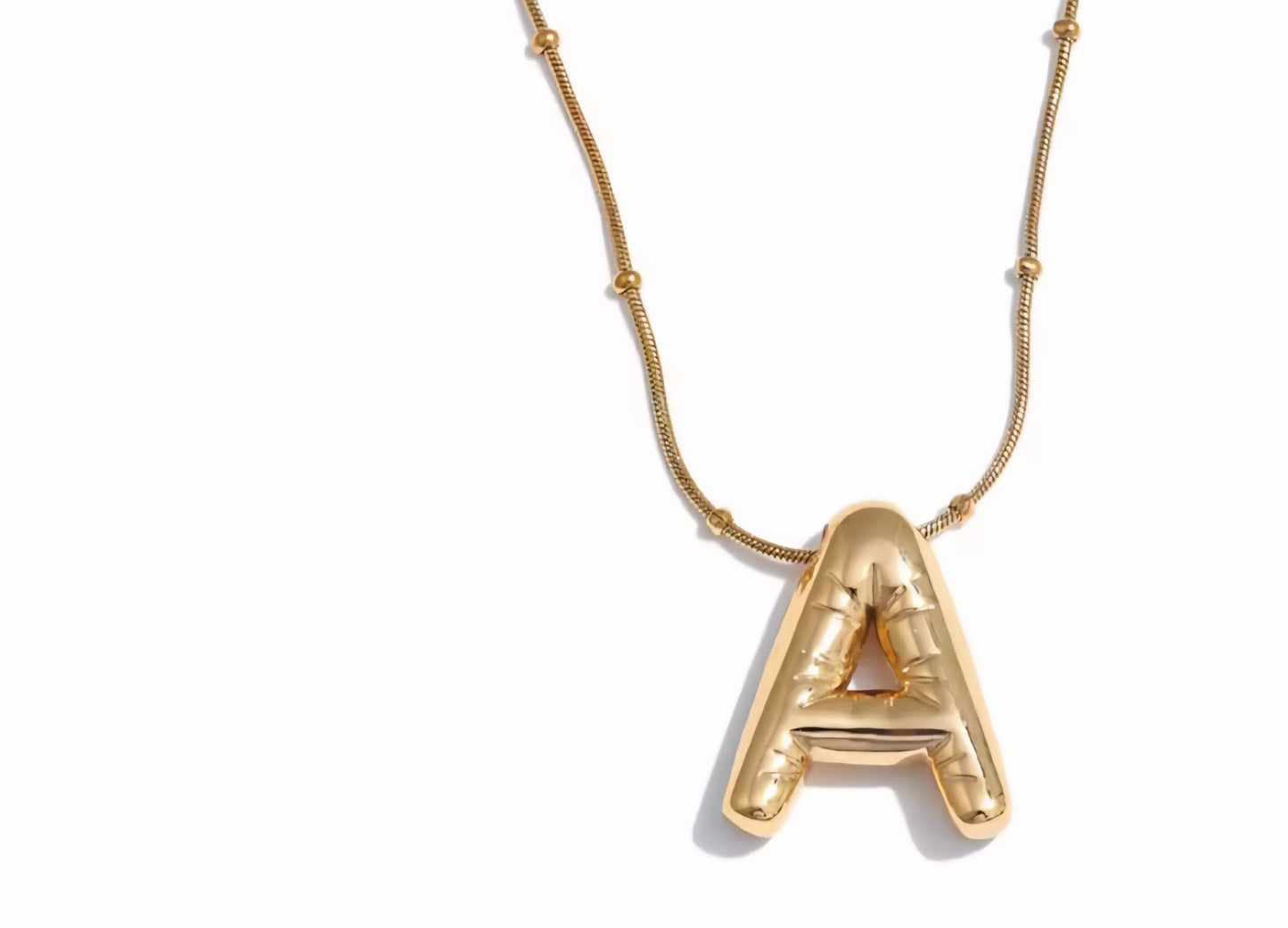 Initial Necklace - Gold