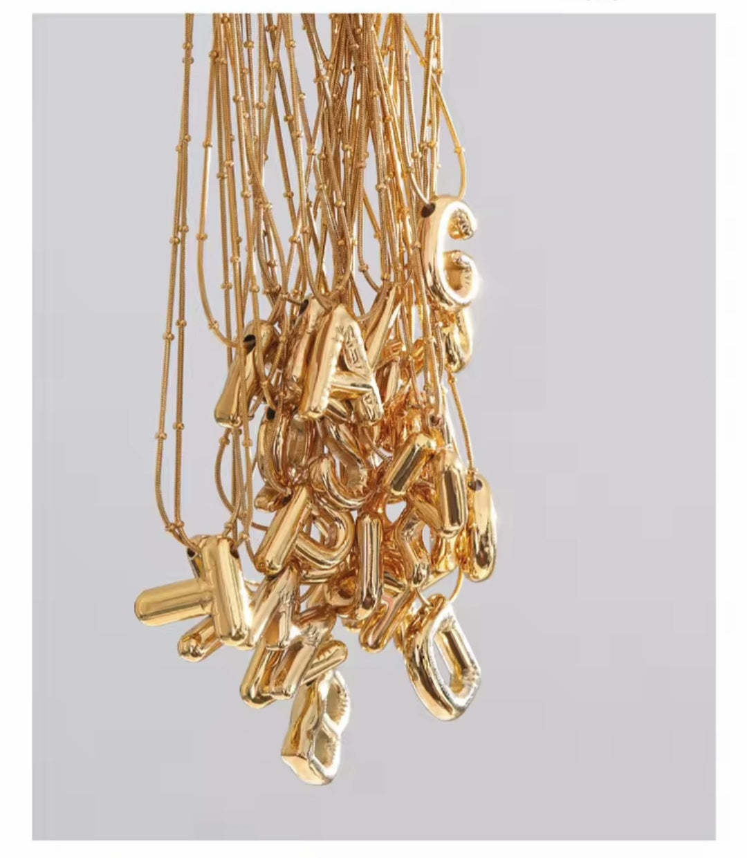 Initial Necklace - Gold
