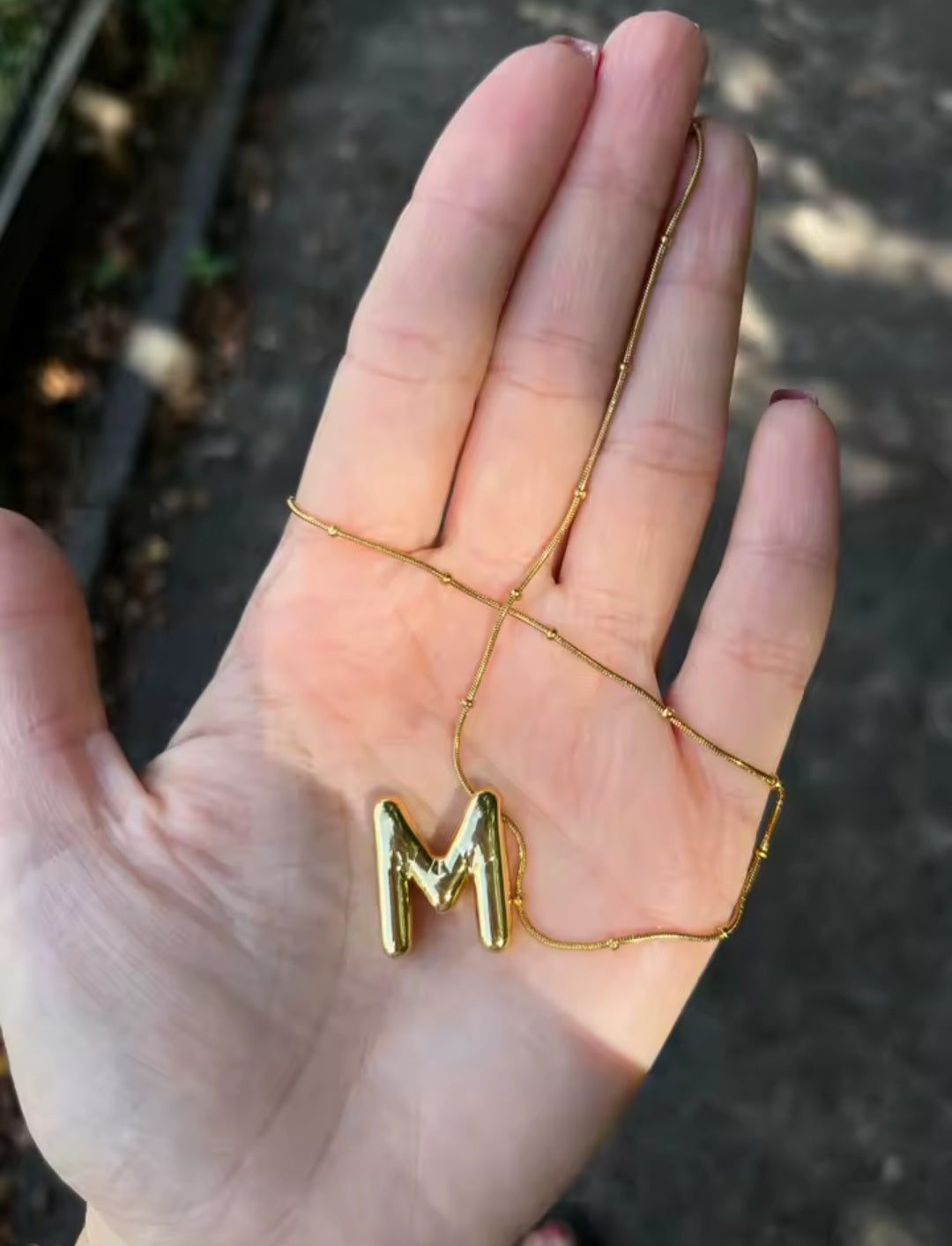 Initial Necklace - Gold
