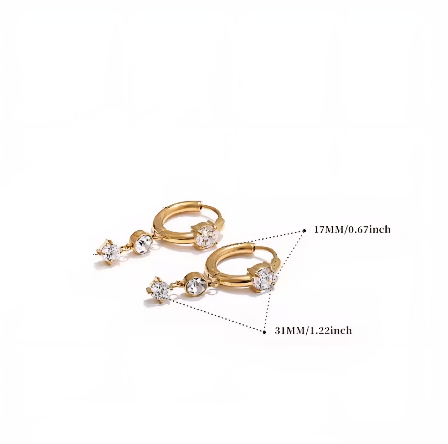 Samira Earrings - Gold