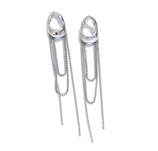Lenara Earrings - Silver