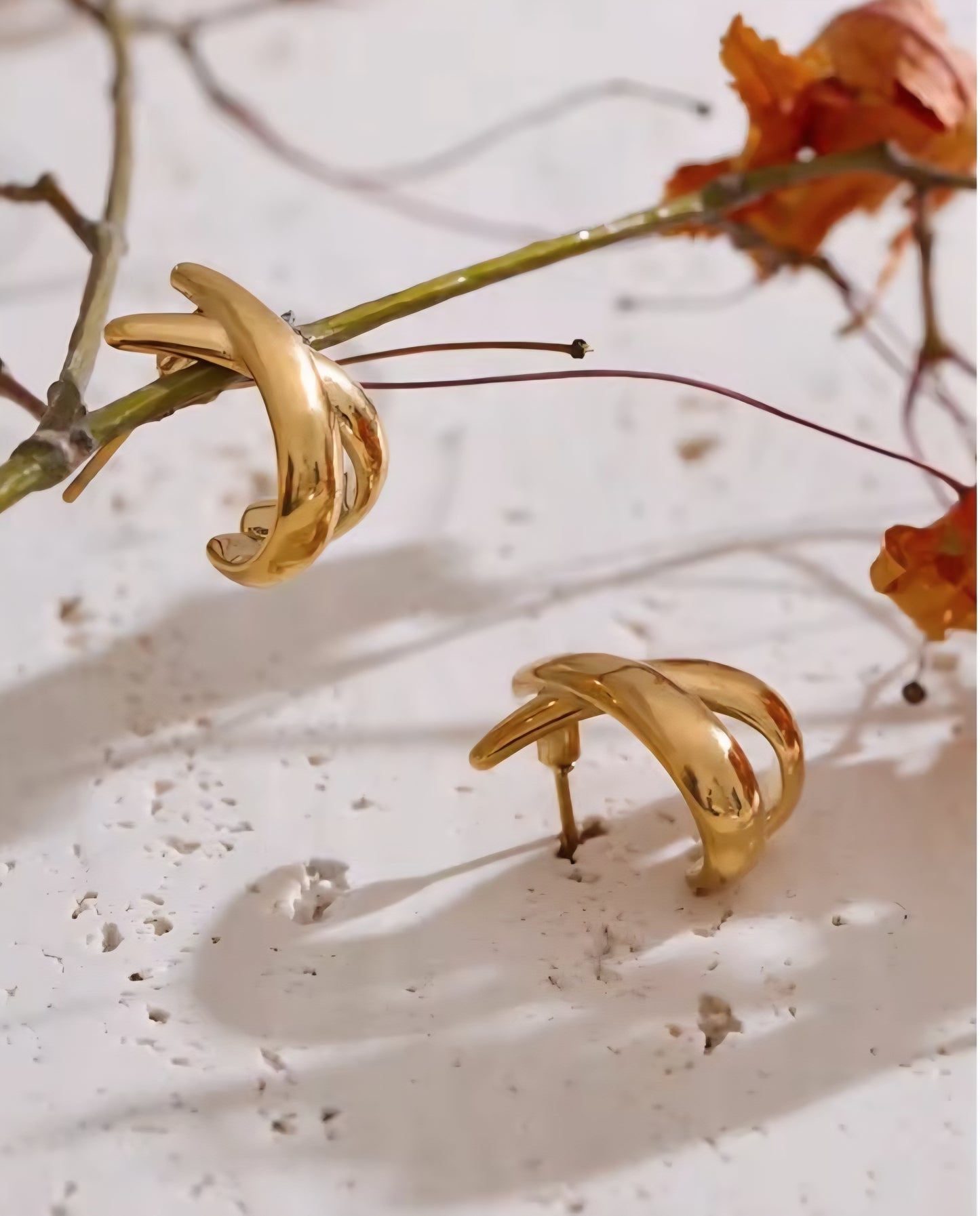 Celani Earrings - Gold