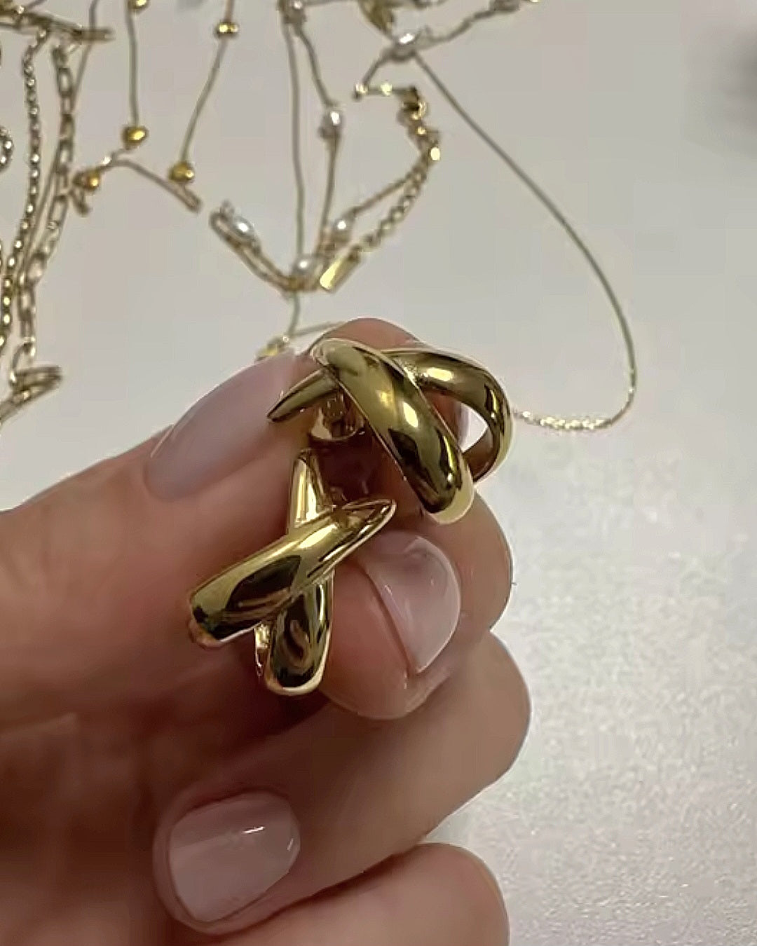 Celani Earrings - Gold